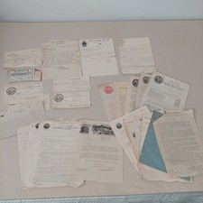 Vintage I.O.O.F Odd Fellows Ephemera Lot 1890s-1910s Letters Receipts NY picture