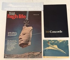 Vtg British Airways Concord Flight Souvenirs Set Of 4 Details In Description picture