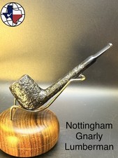 Vintage Nottingham Gnarly Lumberman Tobacco Pipe picture
