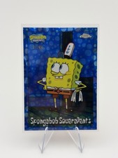 2025 Topps Chrome SpongeBob SquarePants #25 Bubble Refractor 01/99 1ST ON PRINT picture