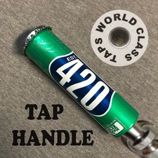 nice SHORTY 4in SWEETWATER 420 PALE ALE beer TAP HANDLE fish MARKER tapper WEED picture
