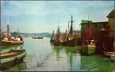 Gloucester Harbor, Cape Ann, Massachusetts, c1963--Postcard Y261 picture
