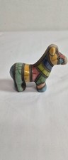 Vintage signed S. African Fenix Raku pottery burrow 3.25 x 3.5 in picture