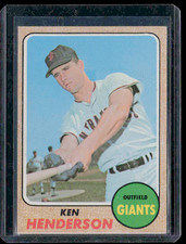 ⚾ 1969 Topps Ken Henderson #309 Giants Vintage 🔥 picture