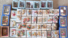 Cherished Teddies Christmas Ornament Lot 50 Figurines picture