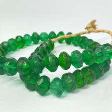 Bohemian Vaseline Green Trade Beads picture