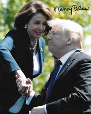 Nancy Pelosi signed 8x10 photo HOR Trump Democrat Politics Rare COA LOOK picture