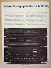 1987 Kenwood KA-3300D Amplifier DP-3300D CD Player KT Tuner vintage print Ad picture