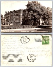 Vintage 1941 L.L. Cook Co. RPPC Postcard Davenport Iowa High School Posted picture