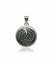 925 Sterling Silver Seal of Hazrati Hamza Hatem-i Serif Pendant Islamic Amulet picture