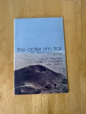 Vintage Crater Rim Trail Capulin Mountain NM National Monument Guide Pamphlet picture