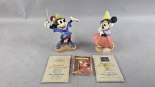 WDCC Brave Little Tailor Mickey & Princess Minnie Figurine Set w/ COAs Book Lot picture
