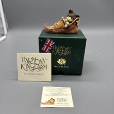 Harmony Kingdom Sharazade Cat in Slipper UK Made Marble Resin Box Signed #5/3600 picture