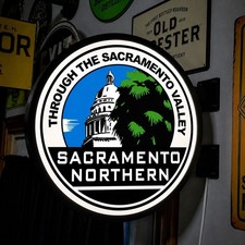 12.5-13” Sacramento Northern LED Service Style Display Double-Sided picture
