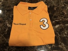 Veuve Clicquot VCP Signature Shirt,  Polo Classic AWESOME LADIES SIZE 0 X- SMALL picture