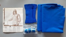 PARTIAL Vtg FROSTLINE Tundra Jacket Sewing Kit, Blue- Men's LG / Ladies XLG picture