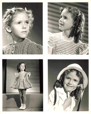 Vintage Child Actress Photo Composite by Amos Carr Hollywood c1957 U1354 picture