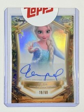 2025 Topps Disney Wonder Elsa /99 Auto Enchantments Frozen Idina Menzel picture
