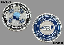 North Carolina SBI Behavioral Threat Assessment Unit Challenge Coin  M#8 picture