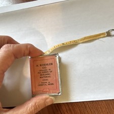 Koehler Advertising Tape Measure From Geneva, NE picture