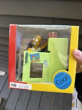 The Simpsons Homer Talking Alarm Clock Animated Light/Sound Wesco 2001 RARE Read picture