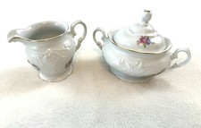 Wawel China Poland Creamer and Sugar Vintage Fine China EUC picture