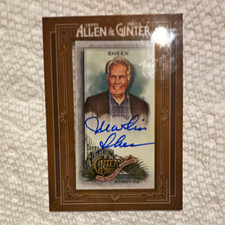Topps 2022 Allen & Ginter World's Champions Autographs MA-MSH Martin Sheen Auto picture