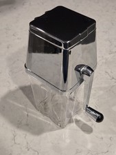 Metrokane Vintage Chrome Manual Hand Crank Ice Crusher picture