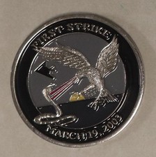 F-117 First Strike March 19, 2003 Bandits Over Baghdad Air Force Challenge Coin picture