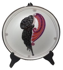 Pretty Vintage House of Erte Art Deco LE Women Plate Franklin Beauty & Beast  picture