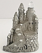 Spoontiques 1986 Pewter Castle with Crystals 2