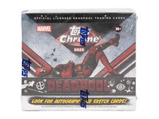 2025 TOPPS DEADPOOL CHROME HOBBY BOX picture