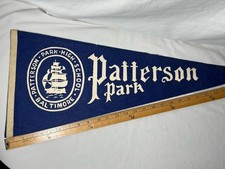Vtg Patterson Park High School Baltimore Pennant Nos 60s picture