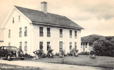 Lake Knoll Farm Alton NH Lake Winnipesaukee c1936 B&W Vintage DB Postcard CP456 picture