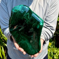 3.08LB TOP Natural Malachite crystal quartz Mineral specimen Reiki gem picture