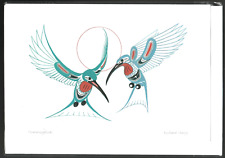 HUMMINGBIRDS by Tutchone, Yukon Artist Richard Shorty - New 6