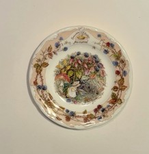 VTG Royal Doulton Brambly Hedge Autumn Tea Plate Mini 3.25
