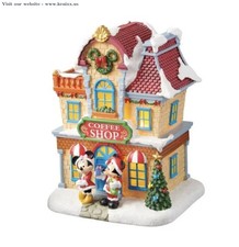 Disney LED Christmas Village Mickey & Minnie Coffee Shop 2025 Aldi Exclusive picture