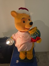 Disney Winnie the Pooh Animated Christmas Moving 22in Tall picture