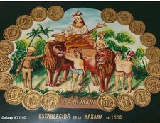 Vintage Por Larranaga El Leon Wooden Cigar Chest Humidor Empty Storage Box large picture