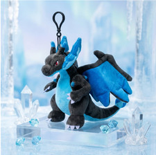 Pokemon Official Plush Doll Series Mega Charizard X 17cm Key chain Bag charm picture