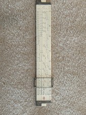 Frederick Post 1460 Versalog Slide Rule Hemmi Japan Original Case-Engineering picture