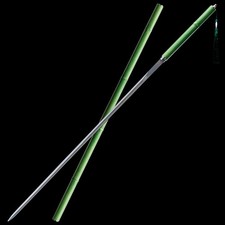 Zhu Feng Chinese Bamboo Sword Manganese Steel Collectible Sword Metal Sheath picture