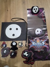 BlazBlue Arakune Merch Bundle Official Poster Fan Made Charms Plush Perler Lot picture