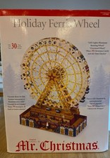 Mr Christmas Animated Holiday Ferris Wheel Lights Music In Original Box  picture