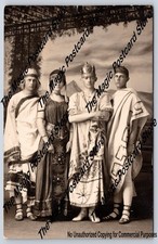 Actors in Ancient Roman Greek Costumes RPPC Antique Theater Real Photo ~1910s picture