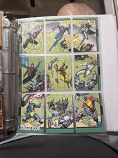 1992 Impel Marvel Entertainment #91-99 X-men Danger Room 9 Card Set  picture