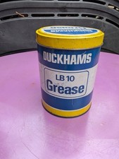 Duckhams LB10 Grease Can Vintage ManCave Auto Jumble Garage Workshop Shed Motor  picture
