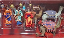 BIBLE QUEST Three Wise Men Action Figure Set With 3 camels And Accessories picture