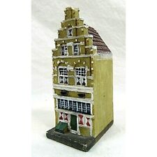 Vintage Dutch Canal House Mini Building Netherlands Stepped Gable Top 4